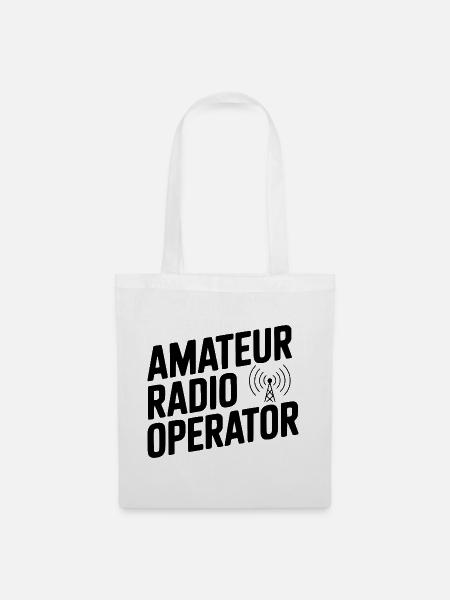 Amateurfunker - Stoffbeutel - Weiß