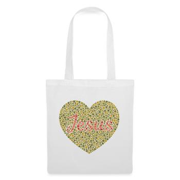 Jésus t’aime | Foi | Don - Sac en tissu - blanc - Devant