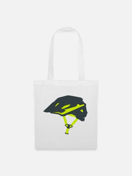 Enduro Fahrradhelm Grafik - Stoffbeutel - Weiß