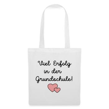 Einschulung Grundschule Schulkind - Stoffbeutel - Weiß - Vorne