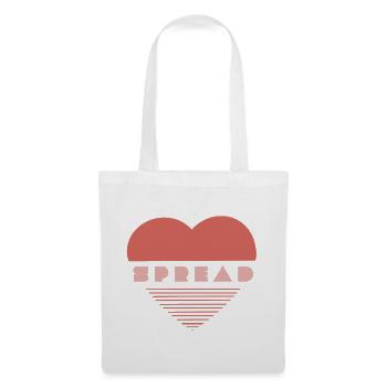 spread love - Tote Bag - white - Front