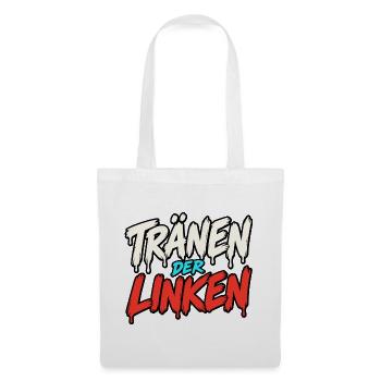 Tränen der Linken Linke Tränen - Stoffbeutel - Weiß - Vorne