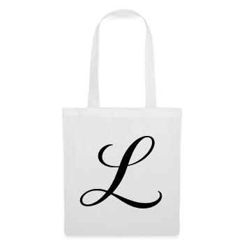 Name mit Anfangsbuchstabe L Lena Leon Luca Lara - Stoffbeutel - Weiß - Vorne