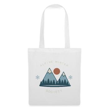 Alpine Winter Society - Stoffbeutel - Weiß - Vorne