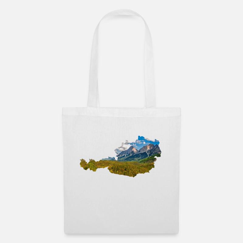 Austria mountains forest - Tote Bag - white