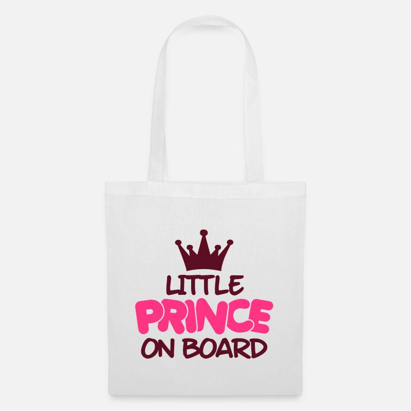 little prince on board - Stoffbeutel - Weiß