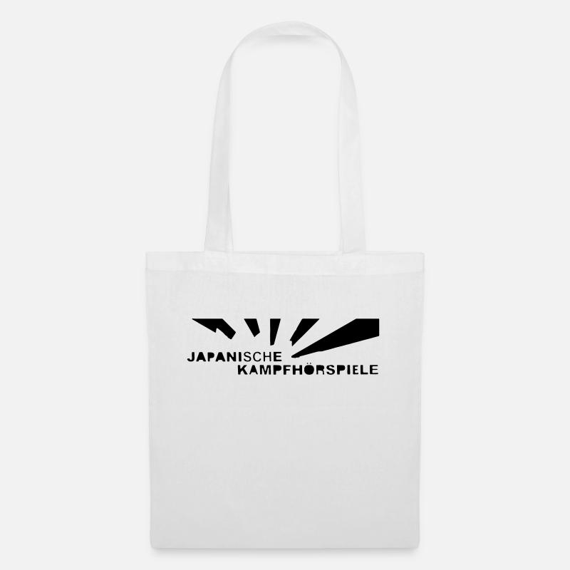 JAPANISCHE KAMPFHÖRSPIELE - Stoffbeutel - Weiß