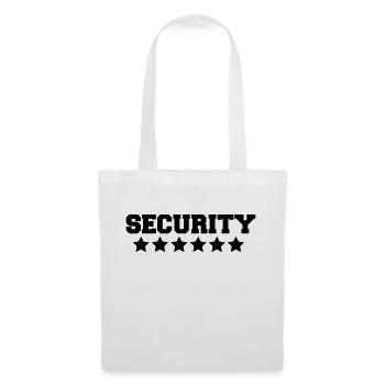 security - Sac en tissu - blanc - Devant