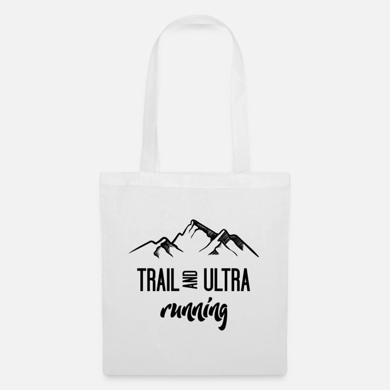 Trail Running und Ultra Running - Stoffbeutel - Weiß