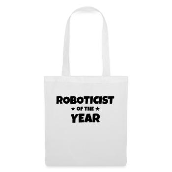 Robotik / Roboter / Robot / Robotics - Stoffbeutel - Weiß - Vorne