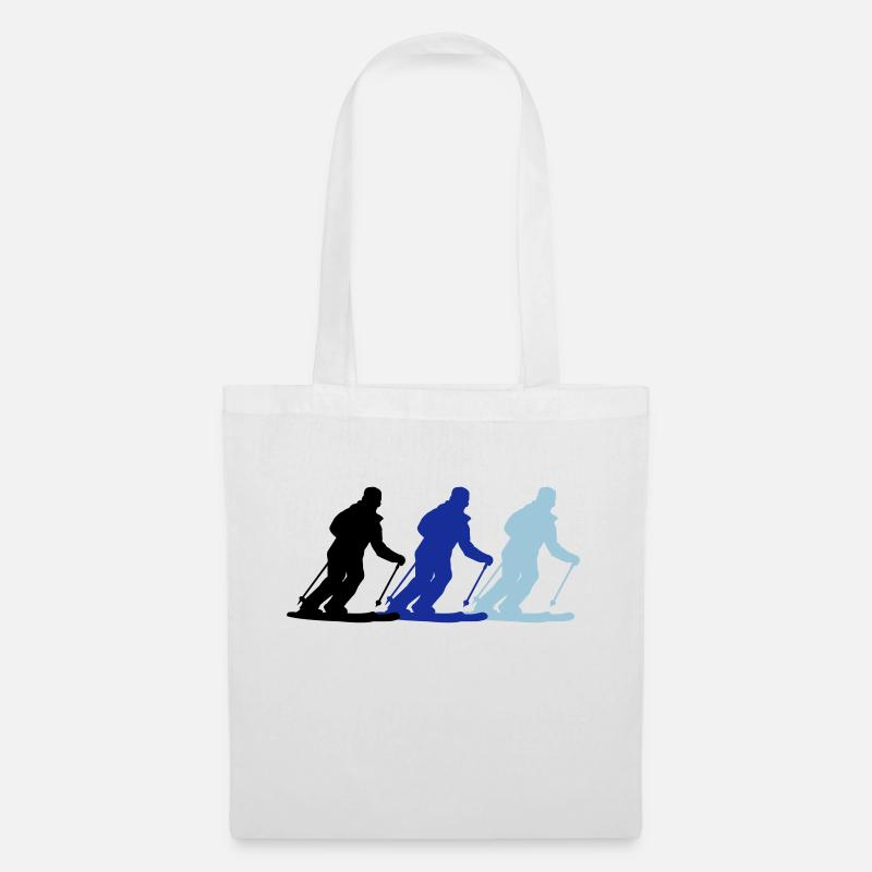 skiing - Tote Bag - white