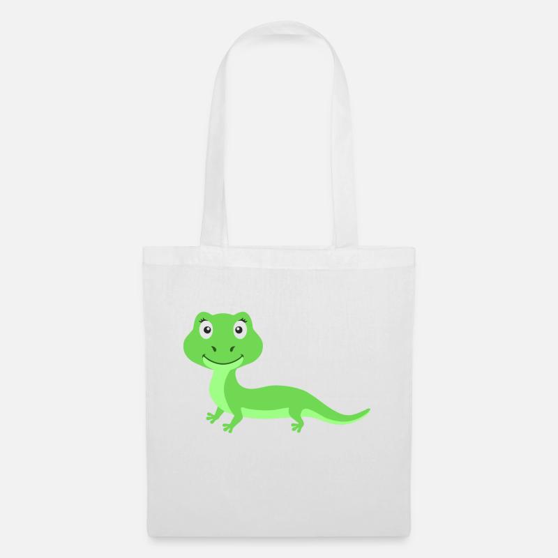 lizard - Tote Bag - white