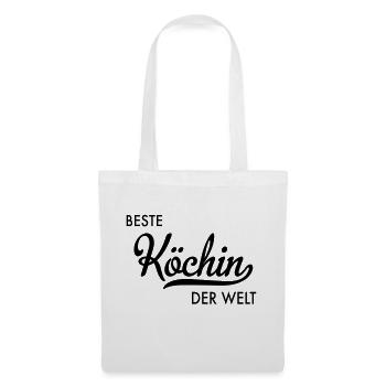 Beste Köchin der Welt - Stoffbeutel - Weiß - Vorne