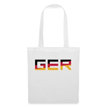 GER Team Germany Germany Colors Black Red Go - Tote Bag - white - Front