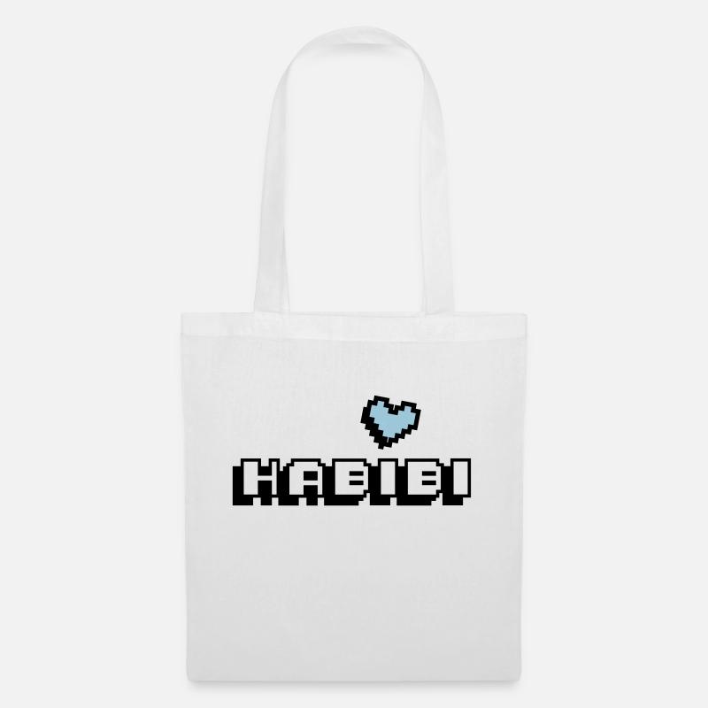 Habibi - Sac en tissu - blanc