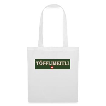 töfflimeitli - Stoffbeutel - Weiß - Vorne