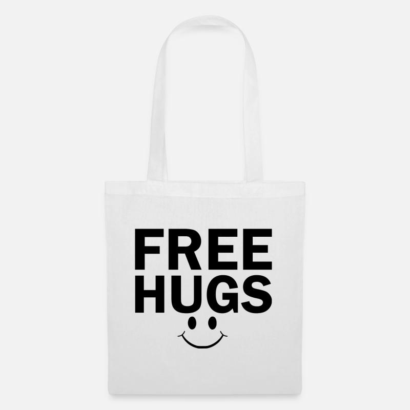 Free hugs - Stoffbeutel - Weiß