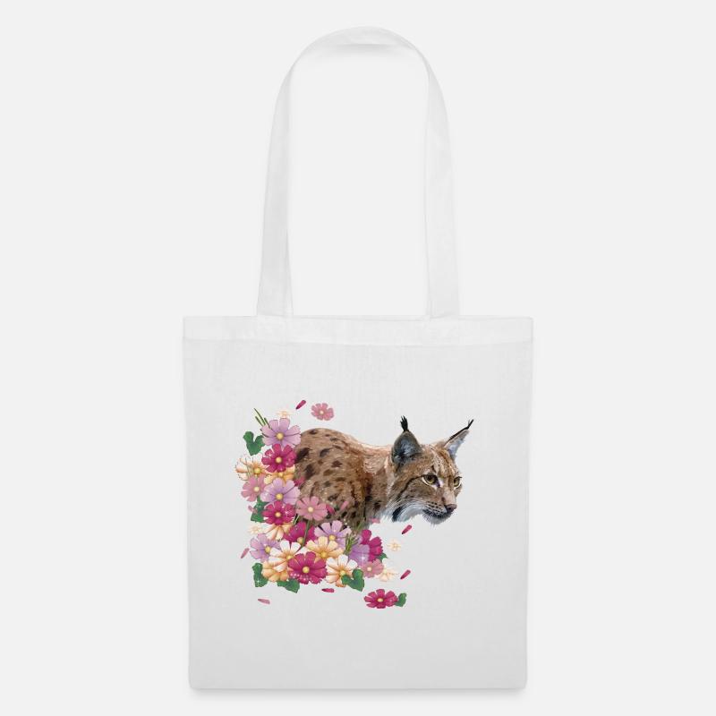 Luchs - Stoffbeutel - Weiß
