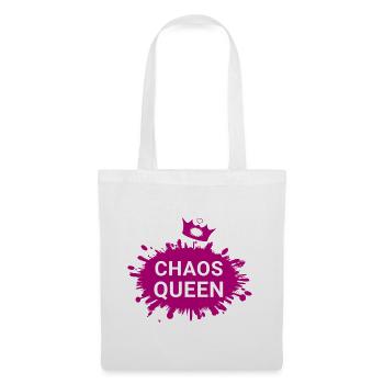 Chaos Queen Krone - Stoffbeutel - Weiß - Vorne