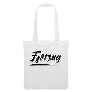 FOOTING ! (running, marathon, sport) Flex - Sac en tissu - blanc - Devant