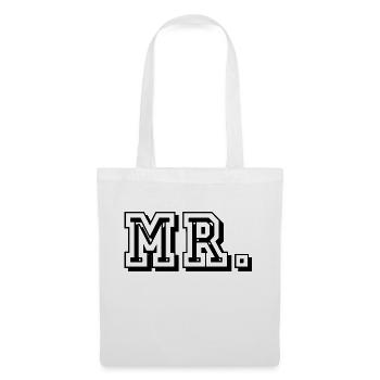 Monsieur - Sac en tissu - blanc - Devant