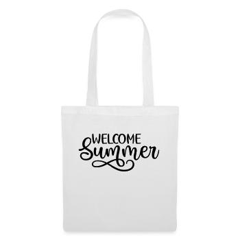 3 Été de bienvenue - Sac en tissu - blanc - Devant