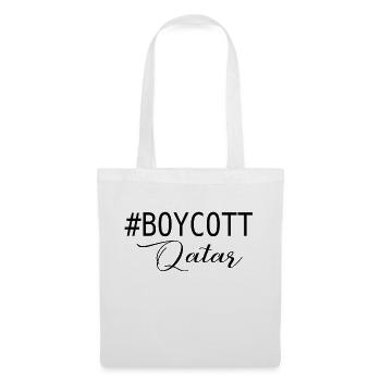 BOYKOTT KATAR - Tote Bag - white - Front
