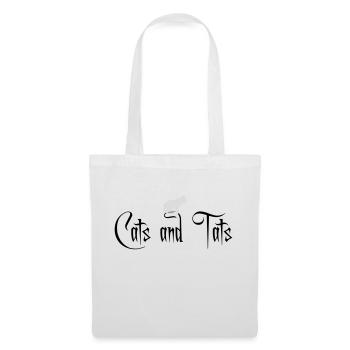 Citation de chats et de tats - Sac en tissu - blanc - Devant