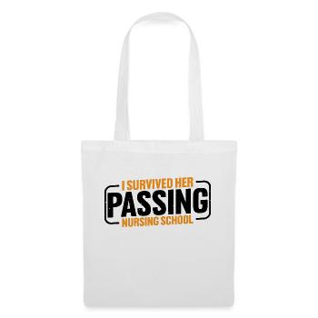 I Survived Her Passing Nursing School 16 - Tote Bag - white - Front