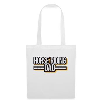 Horse Riding Dad - Papa Lustig - Tote Bag - white - Front