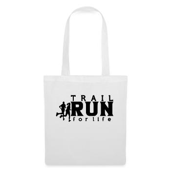Courir Trail Run For Life - Sac en tissu - blanc - Devant