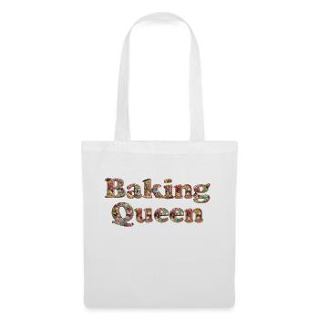 Baking Queen - Stoffbeutel - Weiß - Vorne