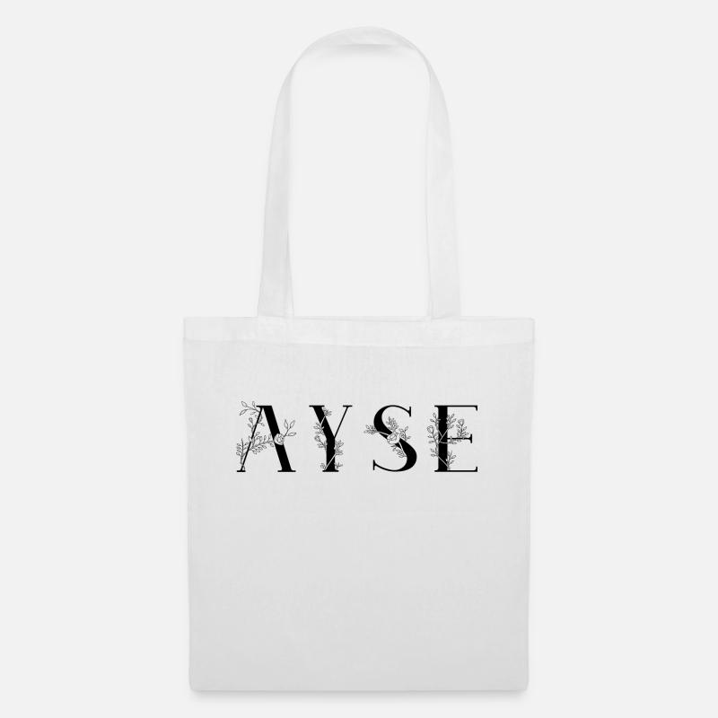 Name - Ayse - Stoffbeutel - Weiß