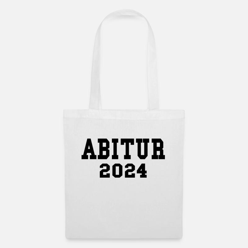 Abitur 2024 Geschenk - Stoffbeutel - Weiß