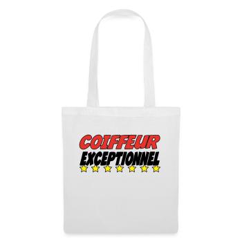 COIFFEUR exceptionnel - Sac en tissu - blanc - Devant