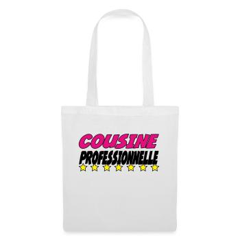 PROFESSIONAL COUSIN - Tote Bag - white - Front