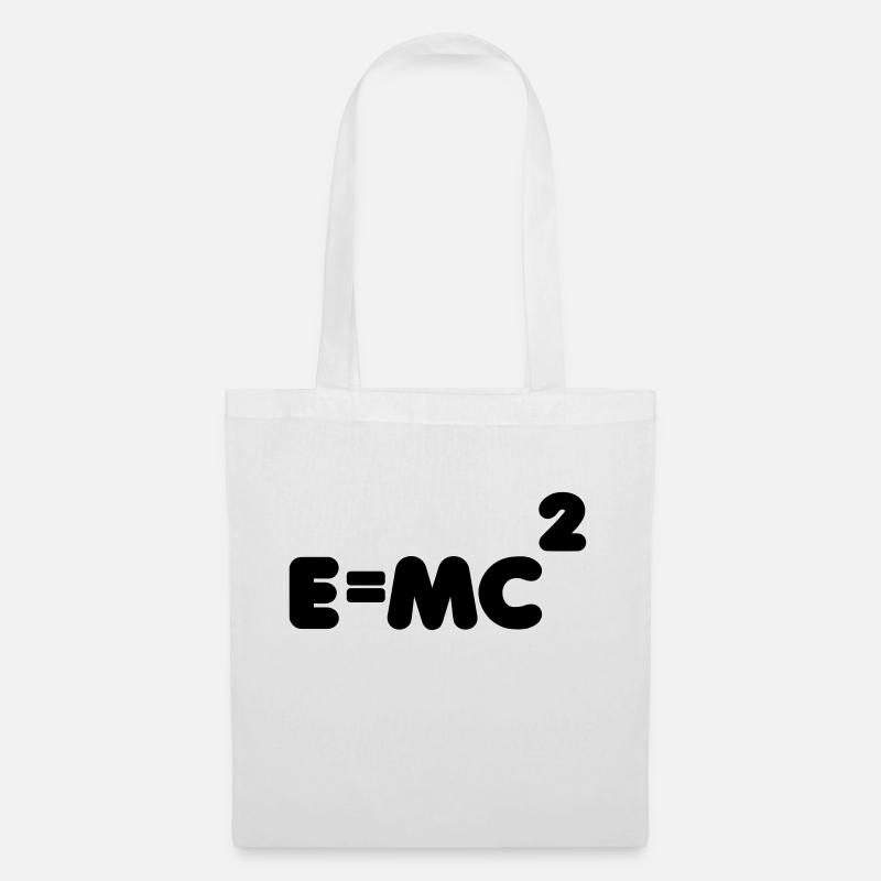E is MC squared - Tote Bag - white