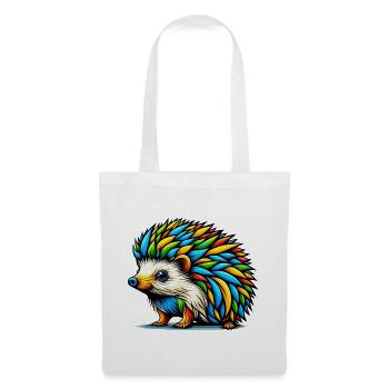 Hérisson - Sac en tissu - blanc - Devant