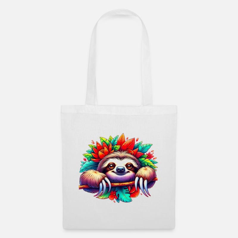 Sloth - Tote Bag - white