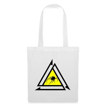 Araignée - Sac en tissu - blanc - Devant