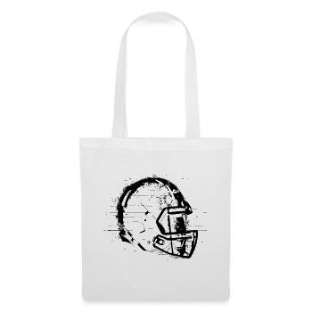 Football Helm - Stoffbeutel - Weiß - Vorne