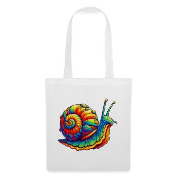 Escargot - Sac en tissu - blanc - Devant