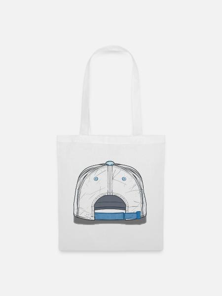 SnapBack Cap Shirt Streetwear Urban Style - Stoffbeutel - Weiß