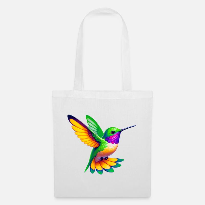 Kolibri - Stoffbeutel - Weiß