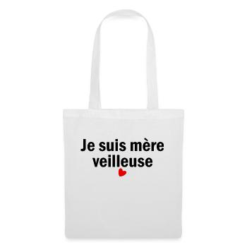 Ich bin Mutter - Stoffbeutel - Weiß - Vorne