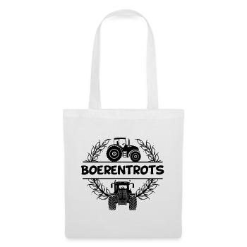 Farmer's pride wheat wreath tractor design for proud - Tote Bag - white - Front