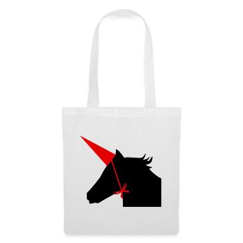 Unicorn hat - Tote Bag - white - Front