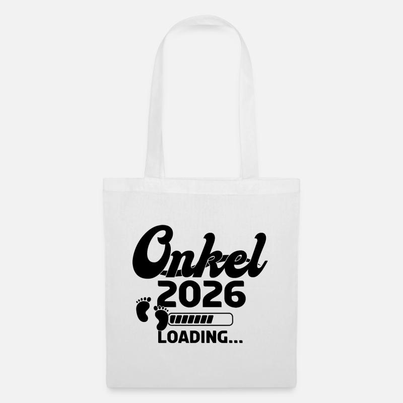 Onkel 2026 Loading - Stoffbeutel - Weiß