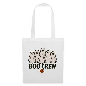 Boo Crew drôle disant Halloween Costume - Sac en tissu - blanc - Devant