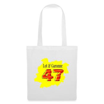Map Lot et Garonne 47 - Tote Bag - white - Front